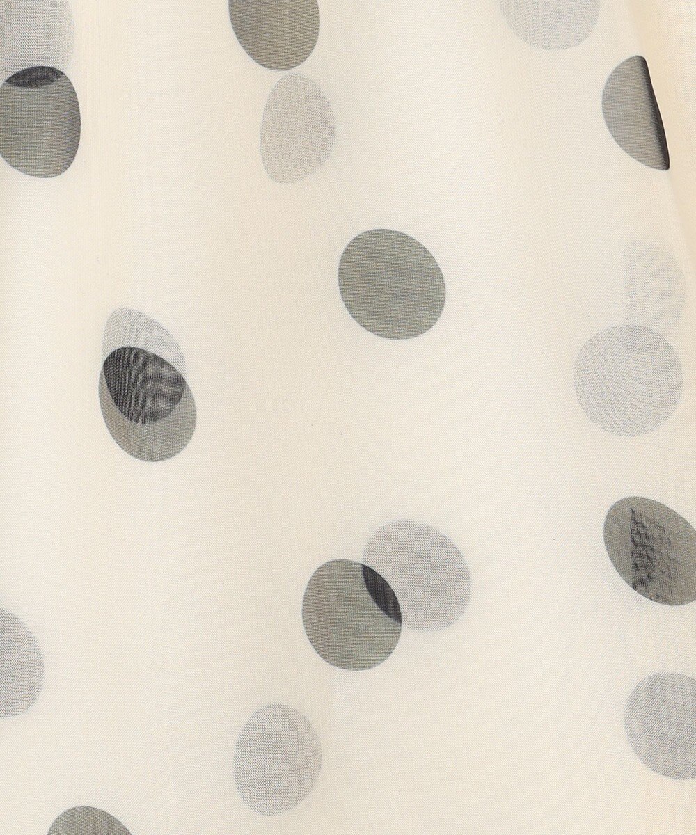 組曲 S 【組曲×setsuko sagittaire】シフォンプリントバックシャンブラウス 