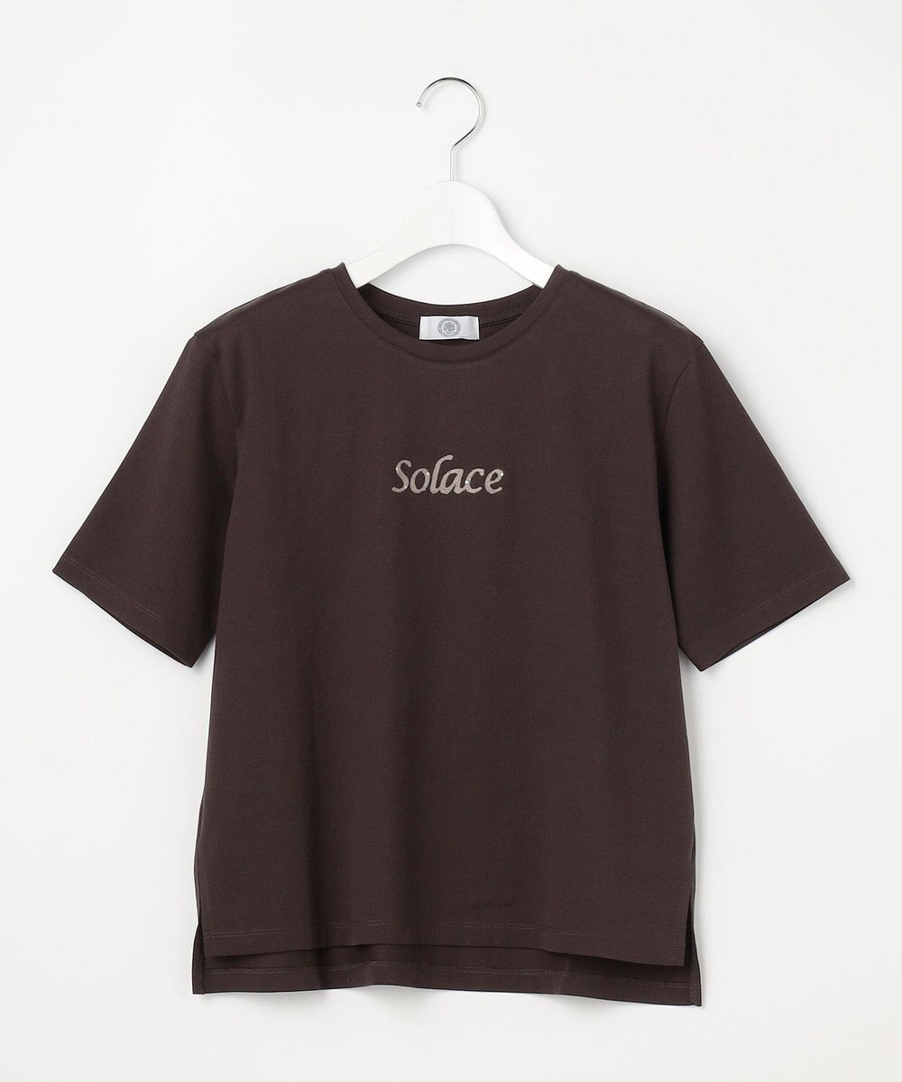 J.PRESS LADIES S 刺繍ロゴ Tシャツ 