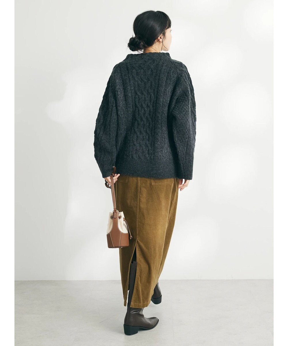 CRAFT STANDARD BOUTIQUE ラグランケーブルニットプルオーバー　 