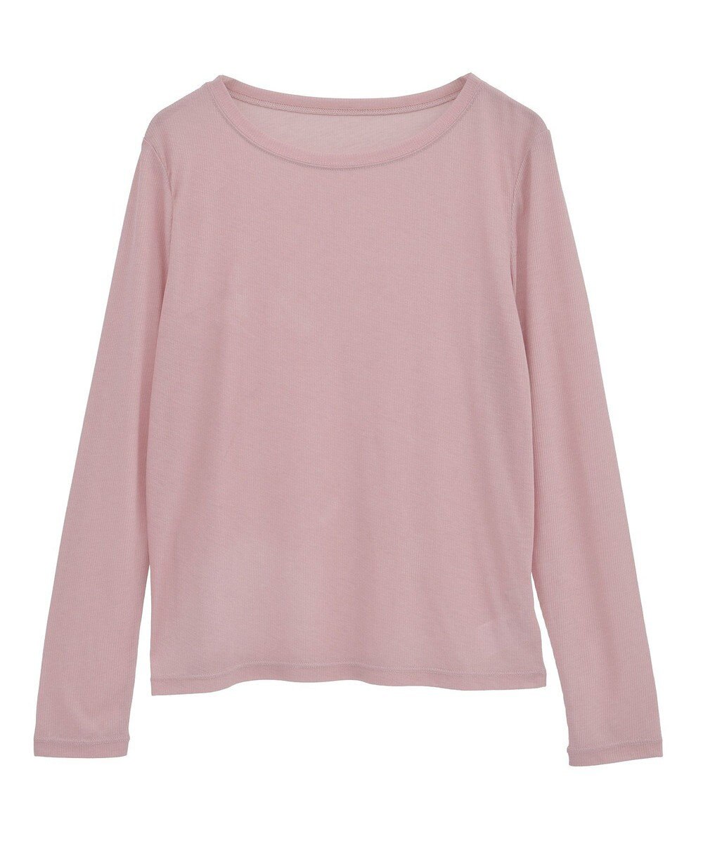 earth music&ecology クルーネックシアーテレコプルオーバー 