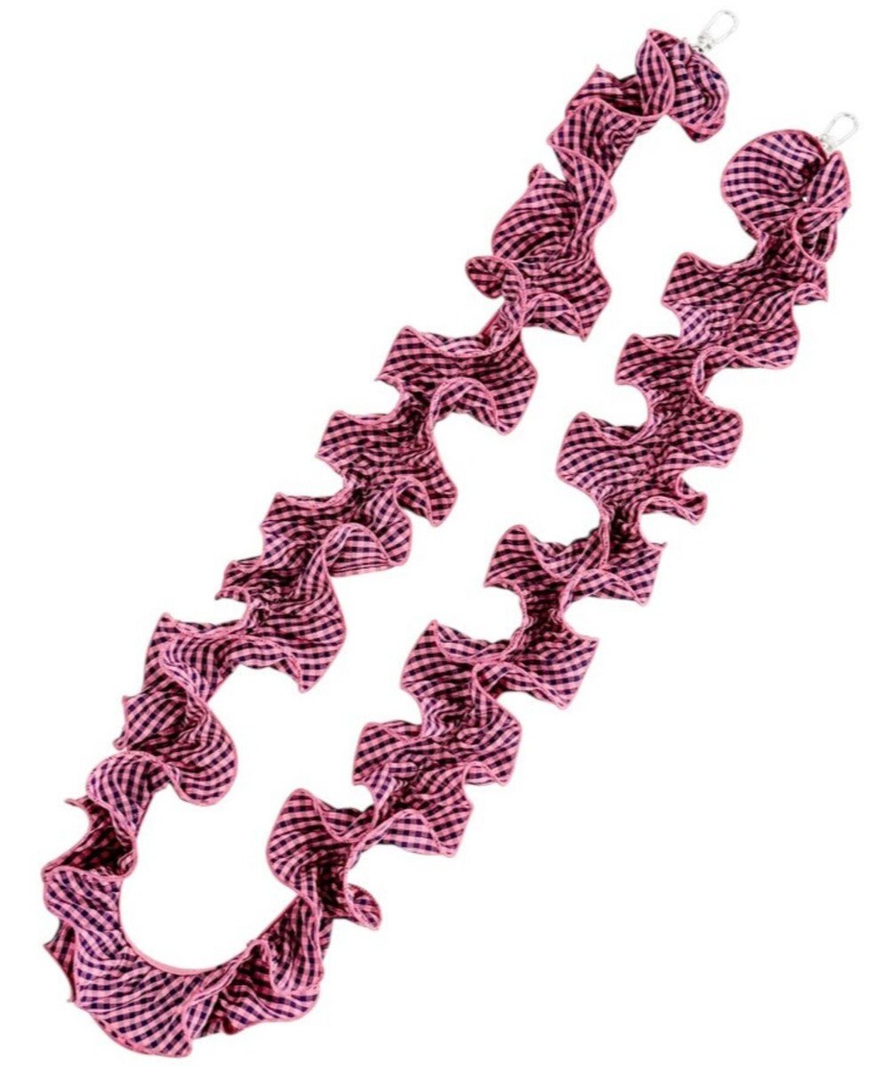 WEGO ギンガムフリルストラップ 