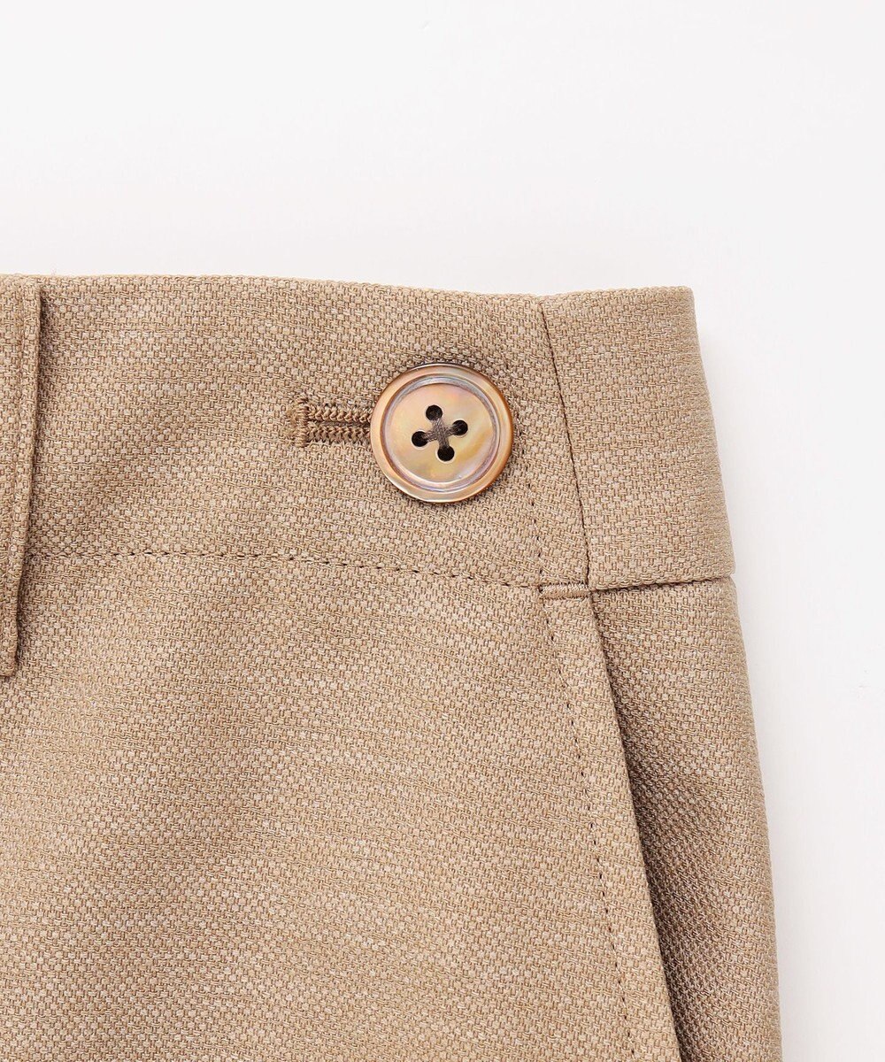 J.PRESS LADIES L FLAXASAオックス ワイド ストレート パンツ 