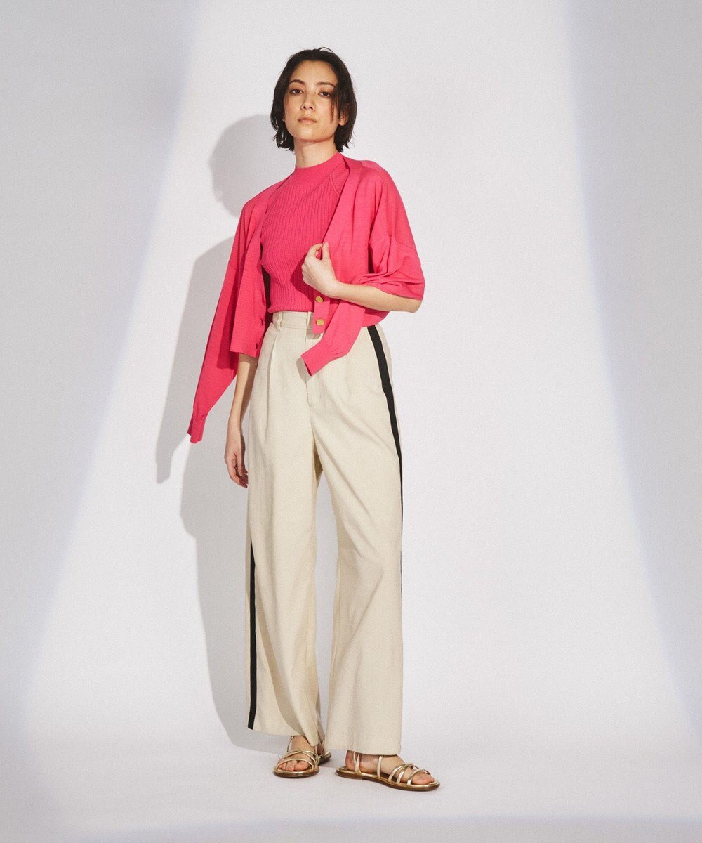 GRACE CONTINENTAL ショートルーズニットカーディガン 