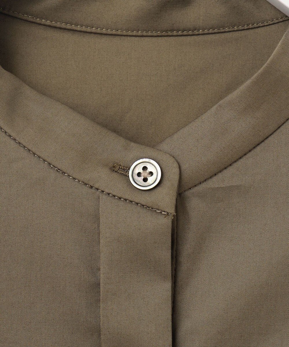 自由区 【洗える】裾刺繍エンブロイダリー ブラウス 