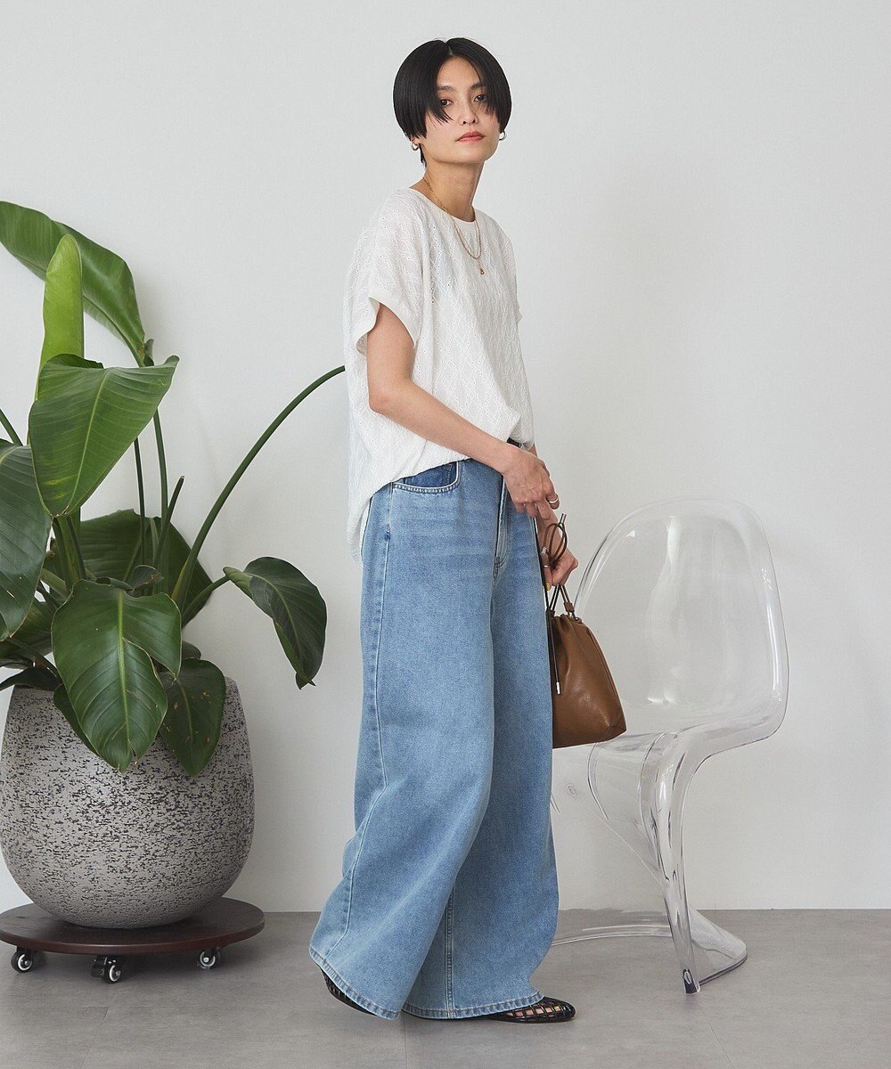 AMERICAN HOLIC フレンチスリーブ総レースプルオーバー 