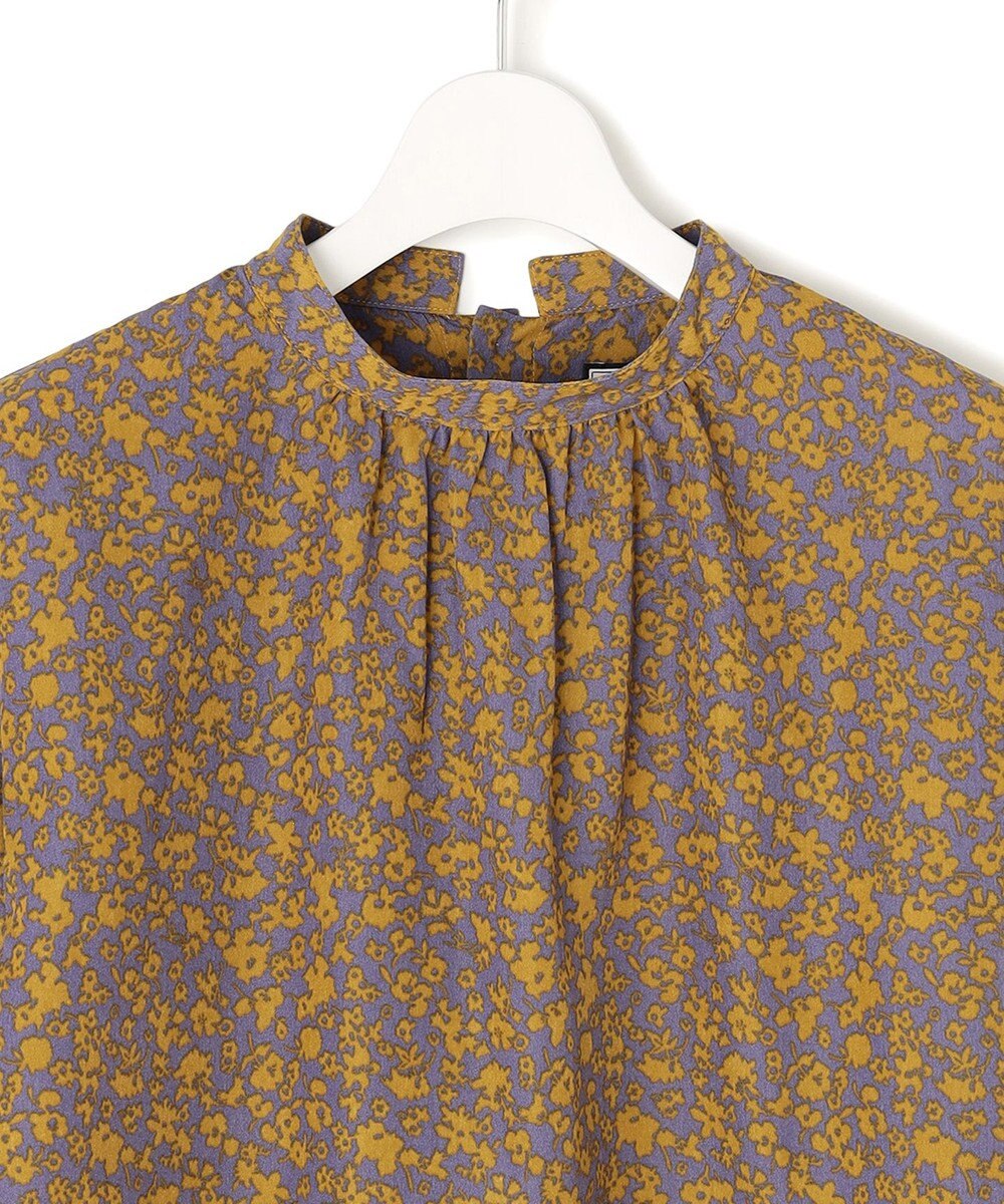 J.PRESS YORK STREET 【WOMEN】フラワープリント プリーツブラウス 