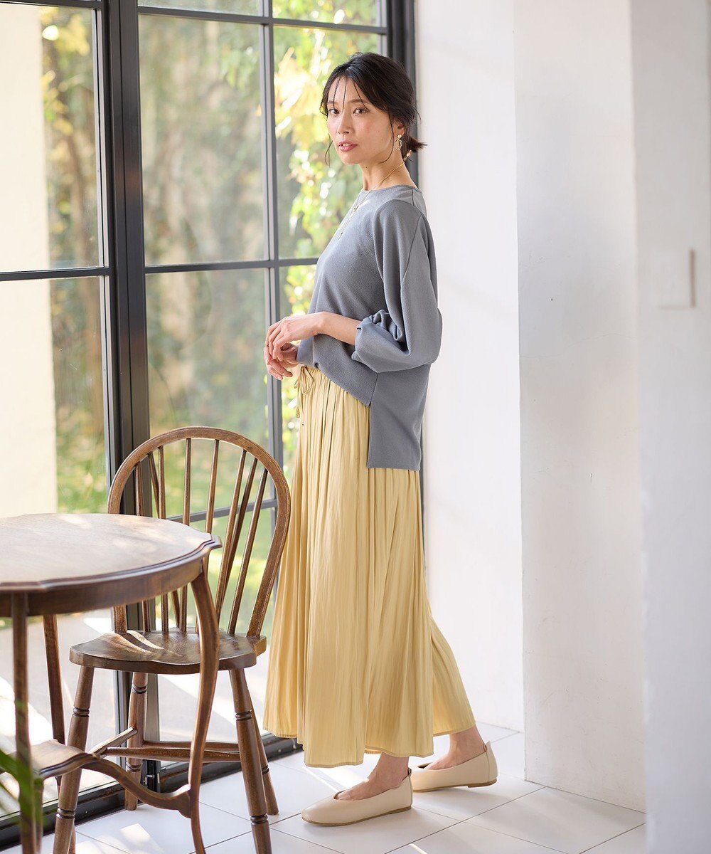 ANY L 【ウエストゴム】リラックススカーチョ 