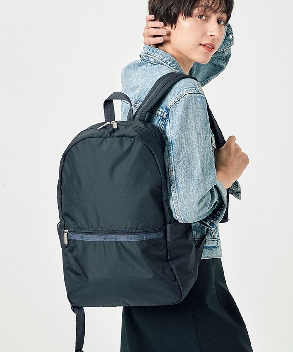 LeSportsac CARRIER BACKPACK/ディープシーブルー ディープシーブルー