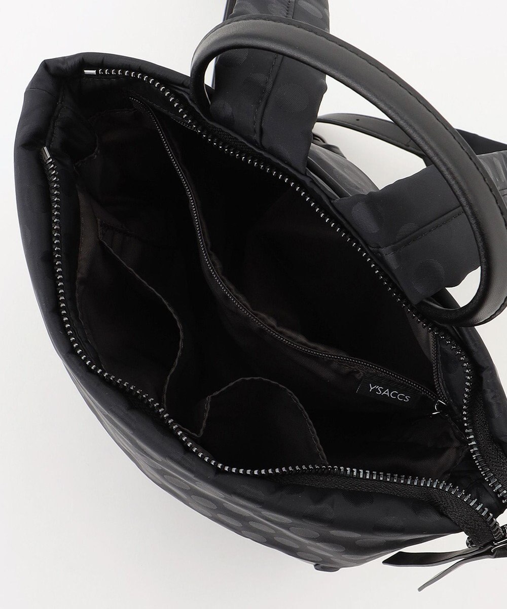 Y'SACCS はっ水ドットジャカード リサイクルレザーコンビ リュック 