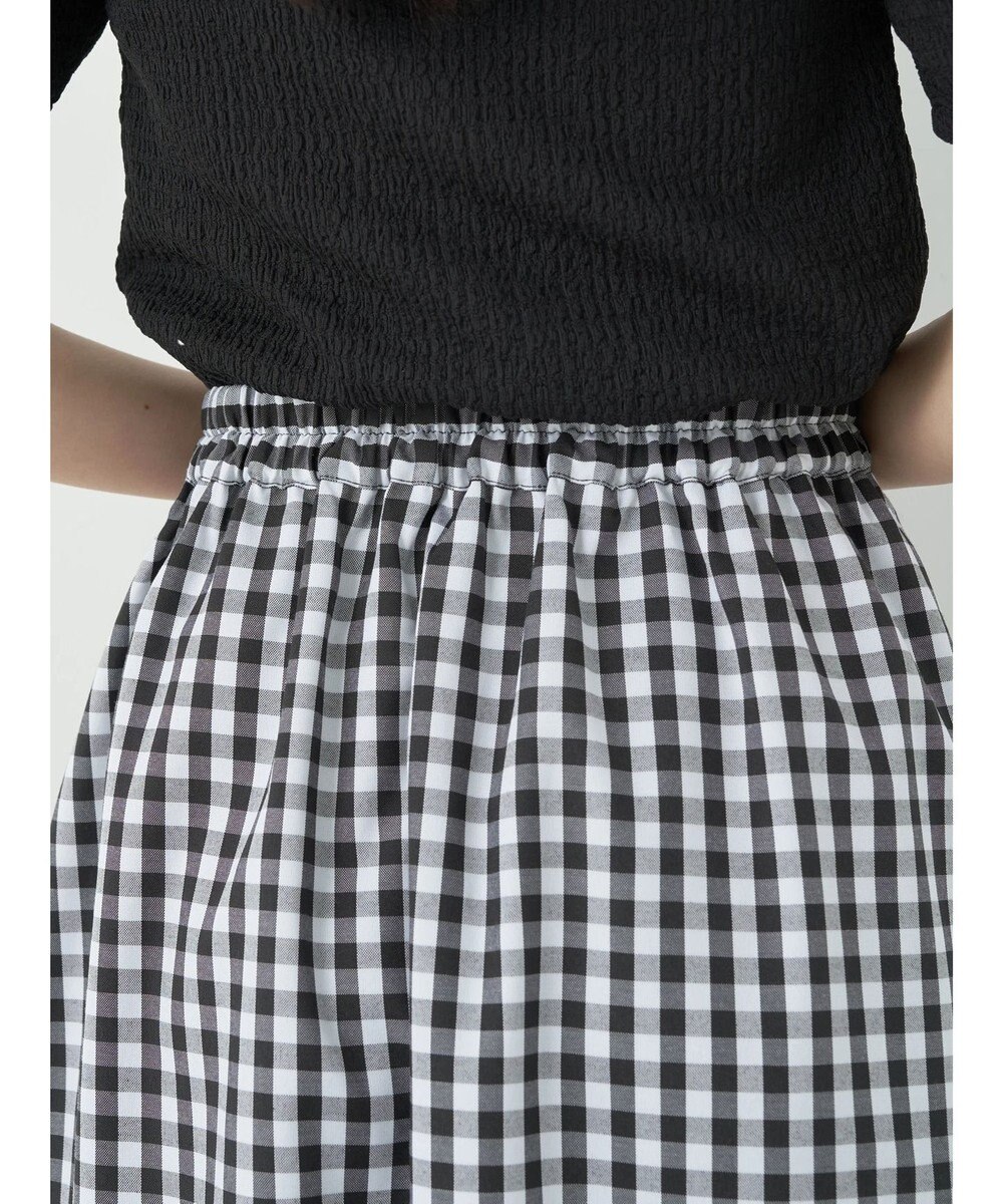 earth music&ecology イレヘムチェックスカート 