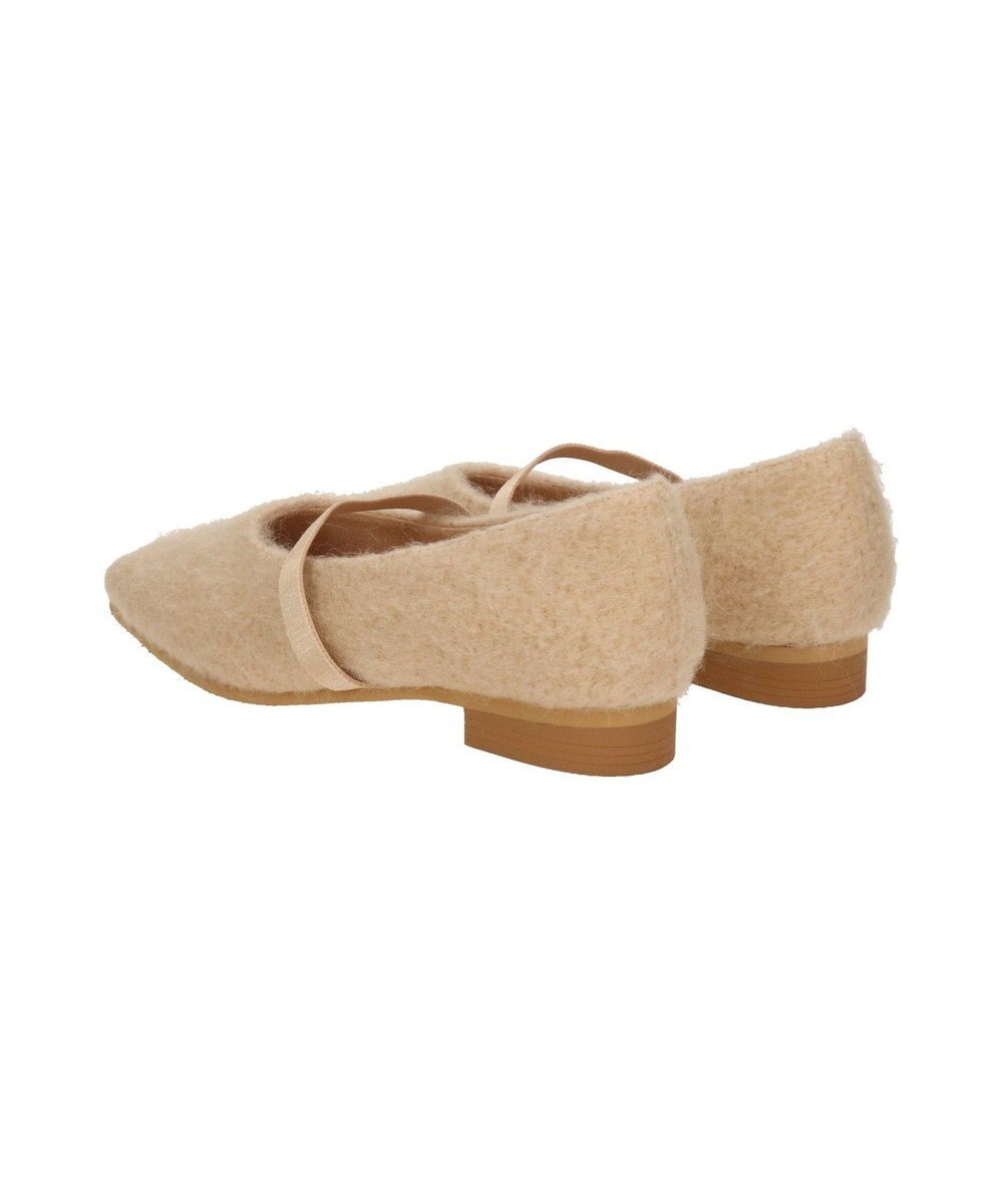 Bridget Birkin 【Bridget Birkin】エラスティックバンドもこもこスクエアバレエシューズ 