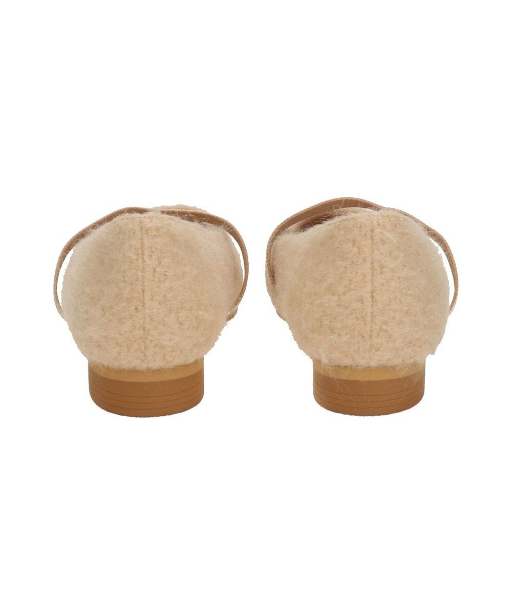 Bridget Birkin 【Bridget Birkin】エラスティックバンドもこもこスクエアバレエシューズ 