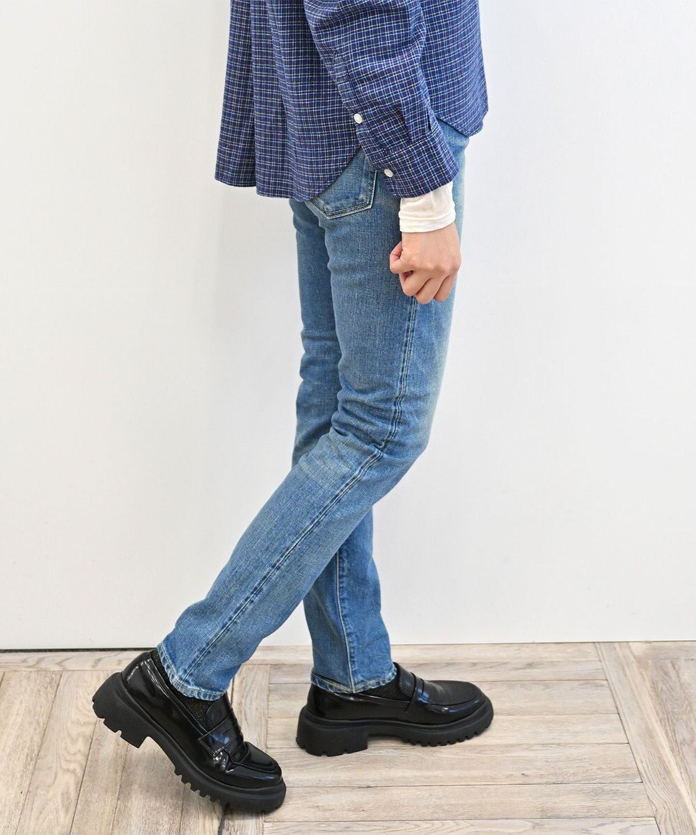 caqu modern pencil  タイトフィット ペンシルシルエット デニムパンツ 