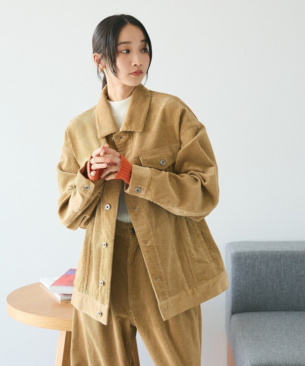 CRAFT STANDARD BOUTIQUE 洗える/とてもち配色モックネックリブニットプルオーバー/24AW 