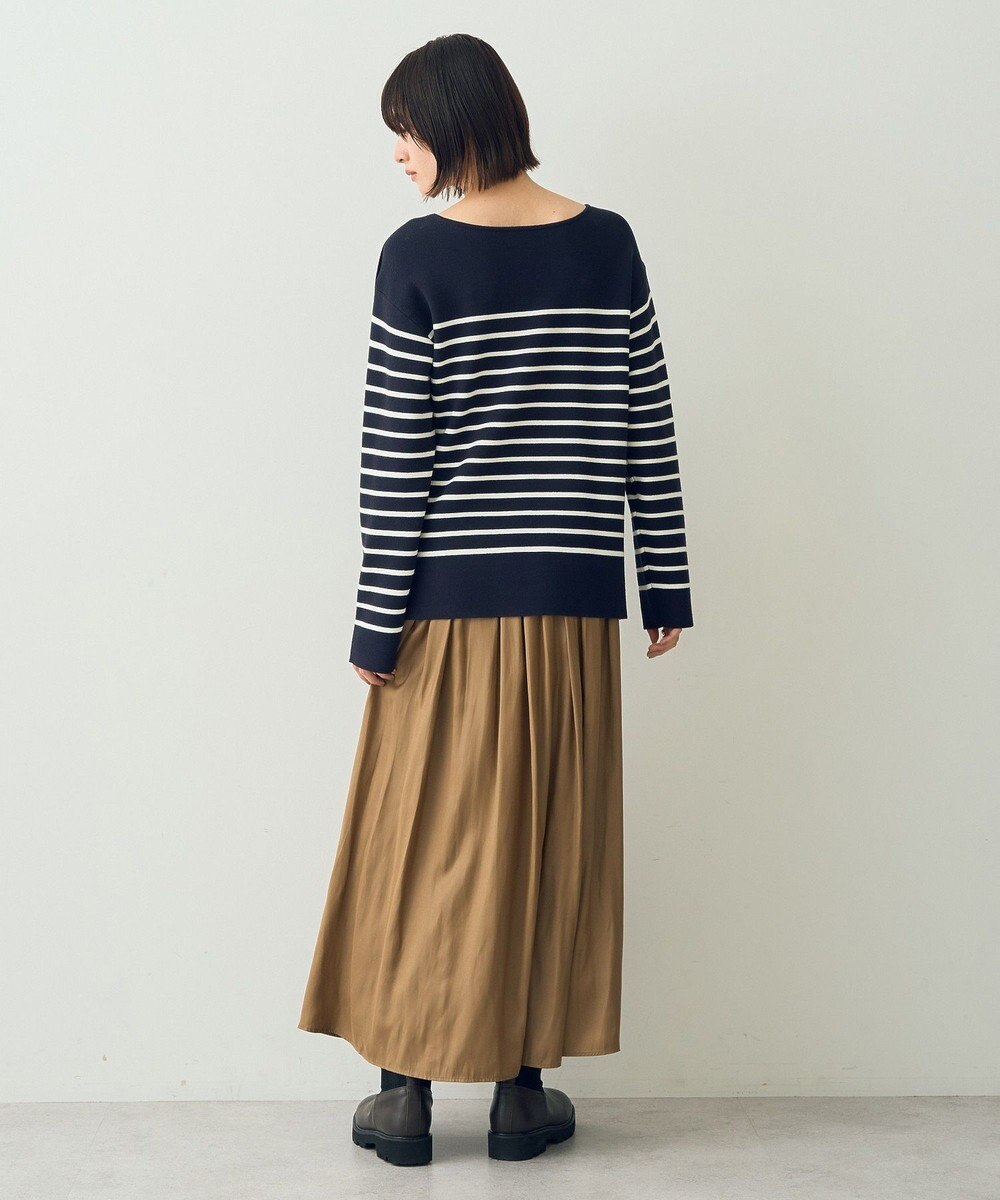 YECCA VECCA ミラノリブ金釦ニット 