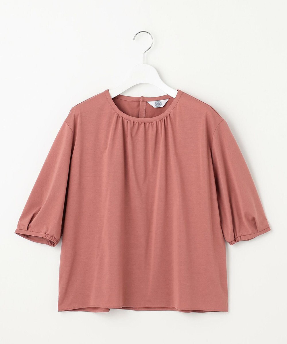 J.PRESS LADIES 【洗える】ブラウスライクジャージー カットソー 