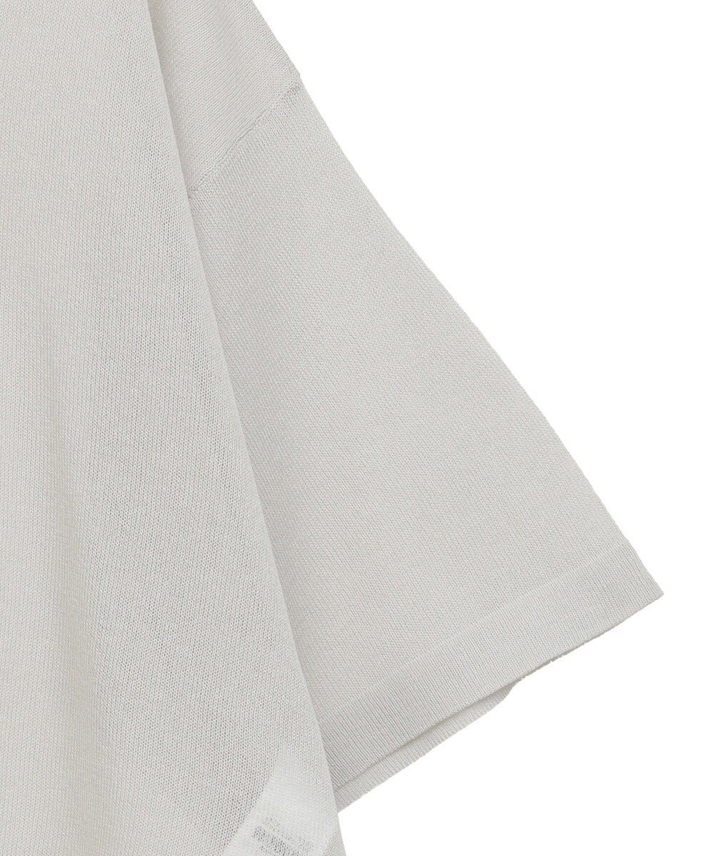 Green Parks アソートロゴ半袖シアーニットプルオーバー 