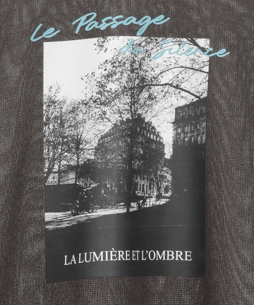 Green Parks アソートロゴ半袖シアーニットプルオーバー 