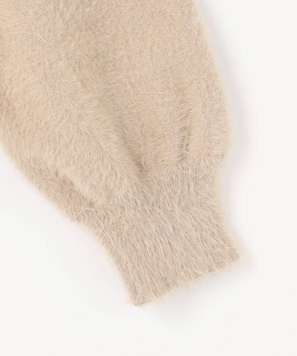 ANY L ショートシャギープルオーバーニット 