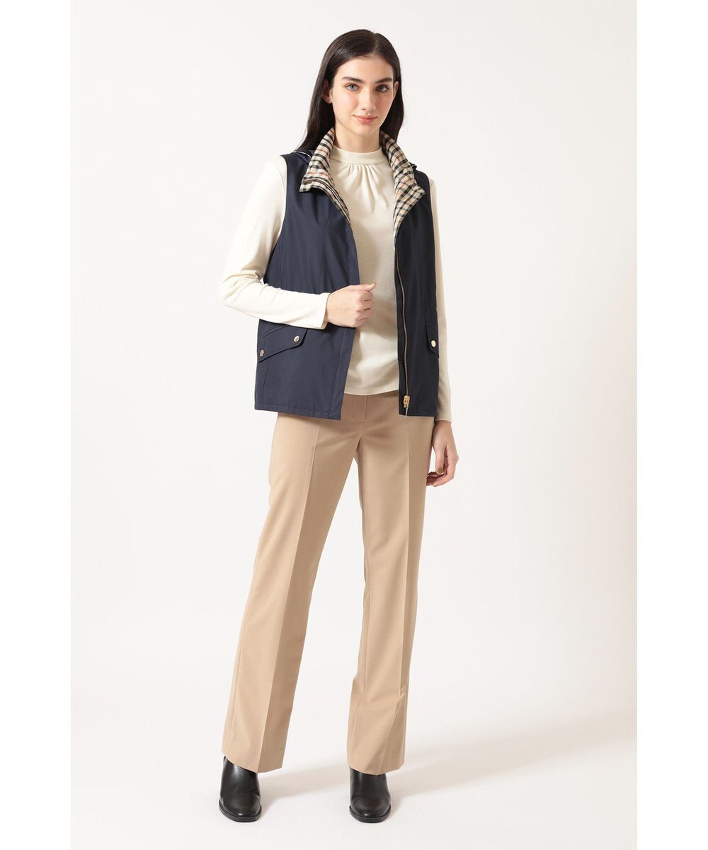 DAKS リバーシブル ハウスチェックベスト 