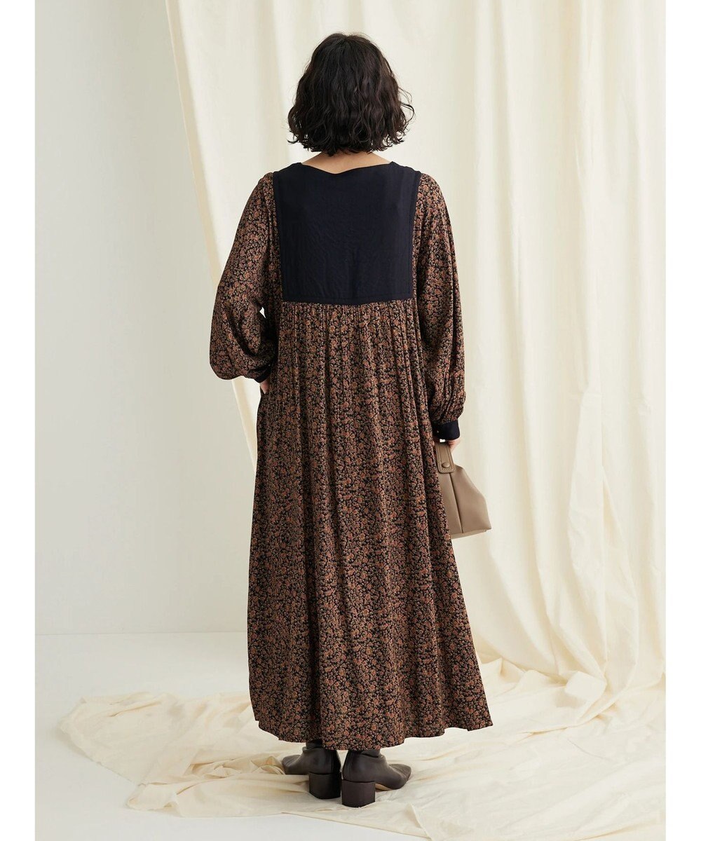 CRAFT STANDARD BOUTIQUE レーヨンキルト切り替えワンピース 