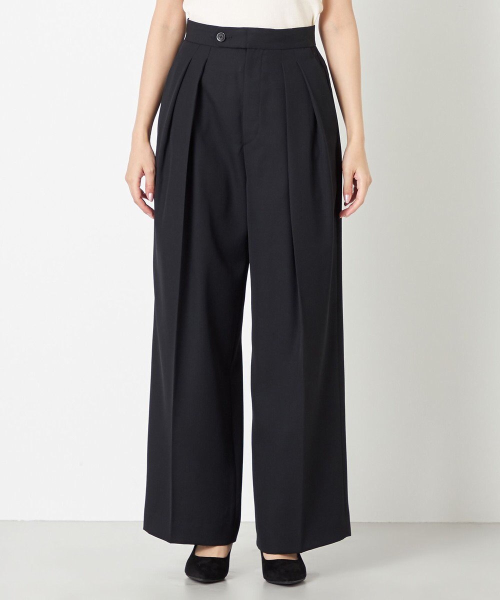 NAVE 【Nave】ウールポリエステルツイル パンツ 