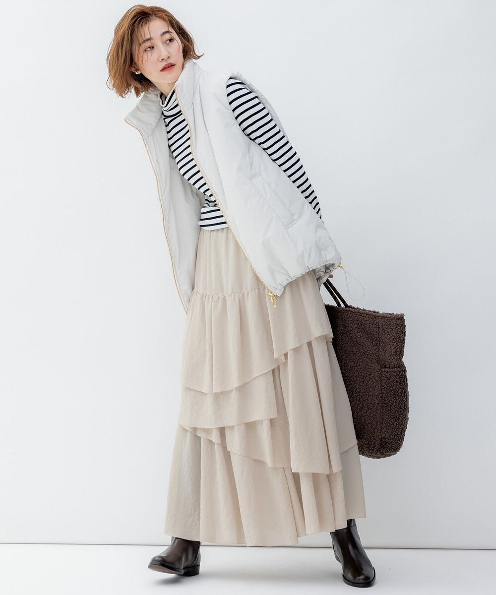 23区 S 【洗える】中綿 パティング ベスト 