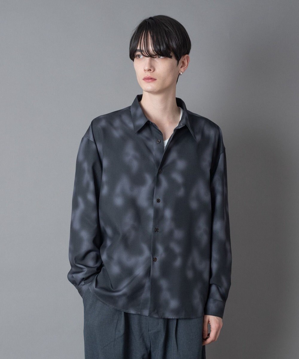 WEGO パターンルーズシャツ（LS） 
