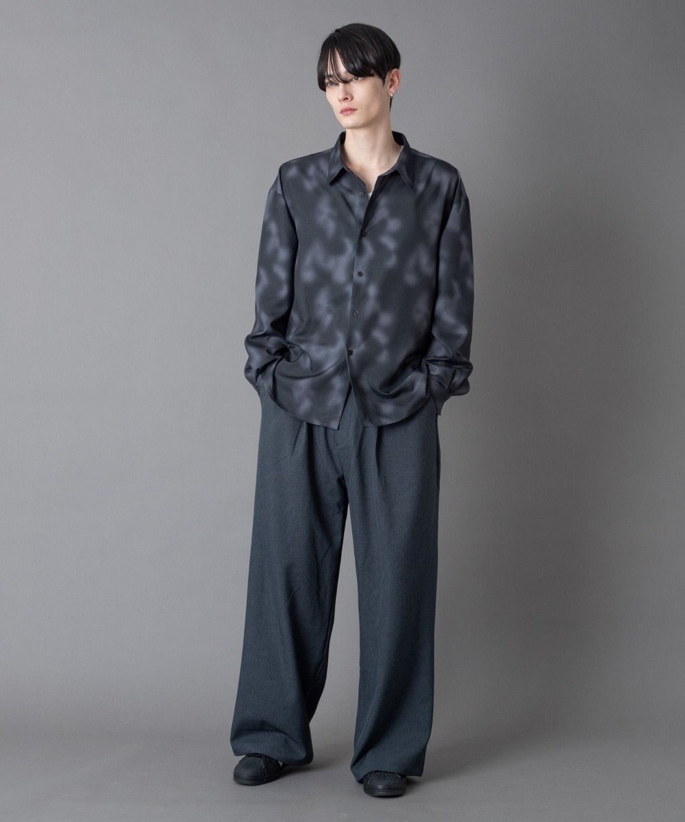 WEGO パターンルーズシャツ（LS） 