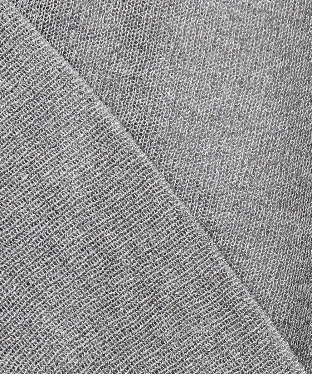 自由区 【アンサンブル対応・洗える】ラメシアー カーディガン 