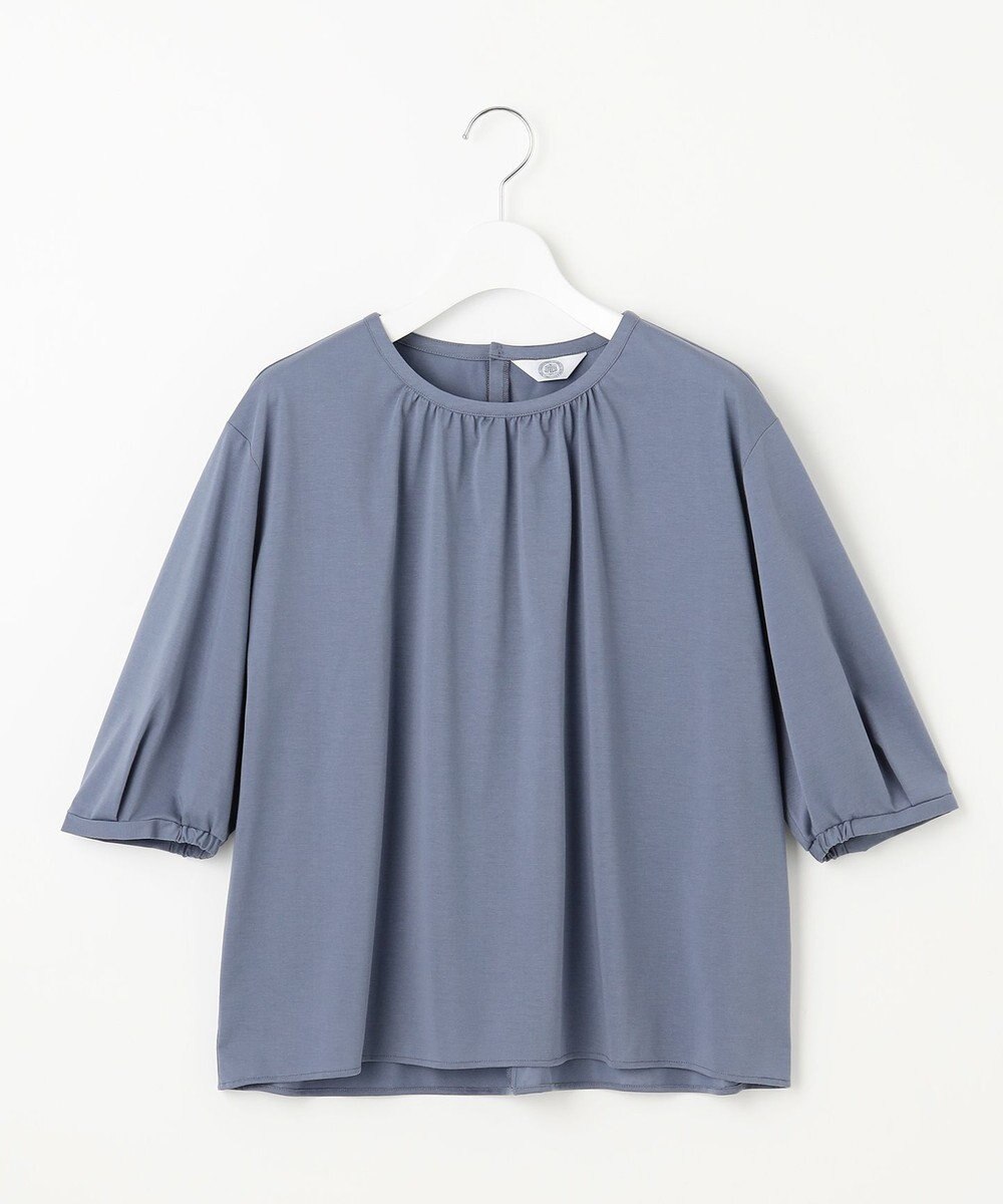 J.PRESS LADIES 【洗える】ブラウスライクジャージー カットソー 