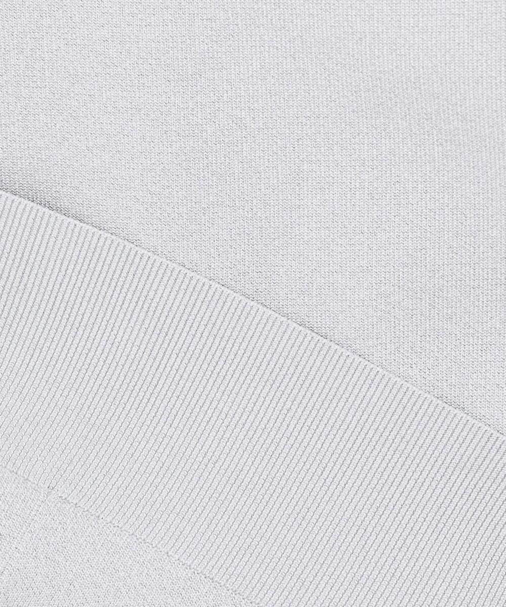 ICB L 【洗える】コットンポリエステルスムース ニットブルゾン 