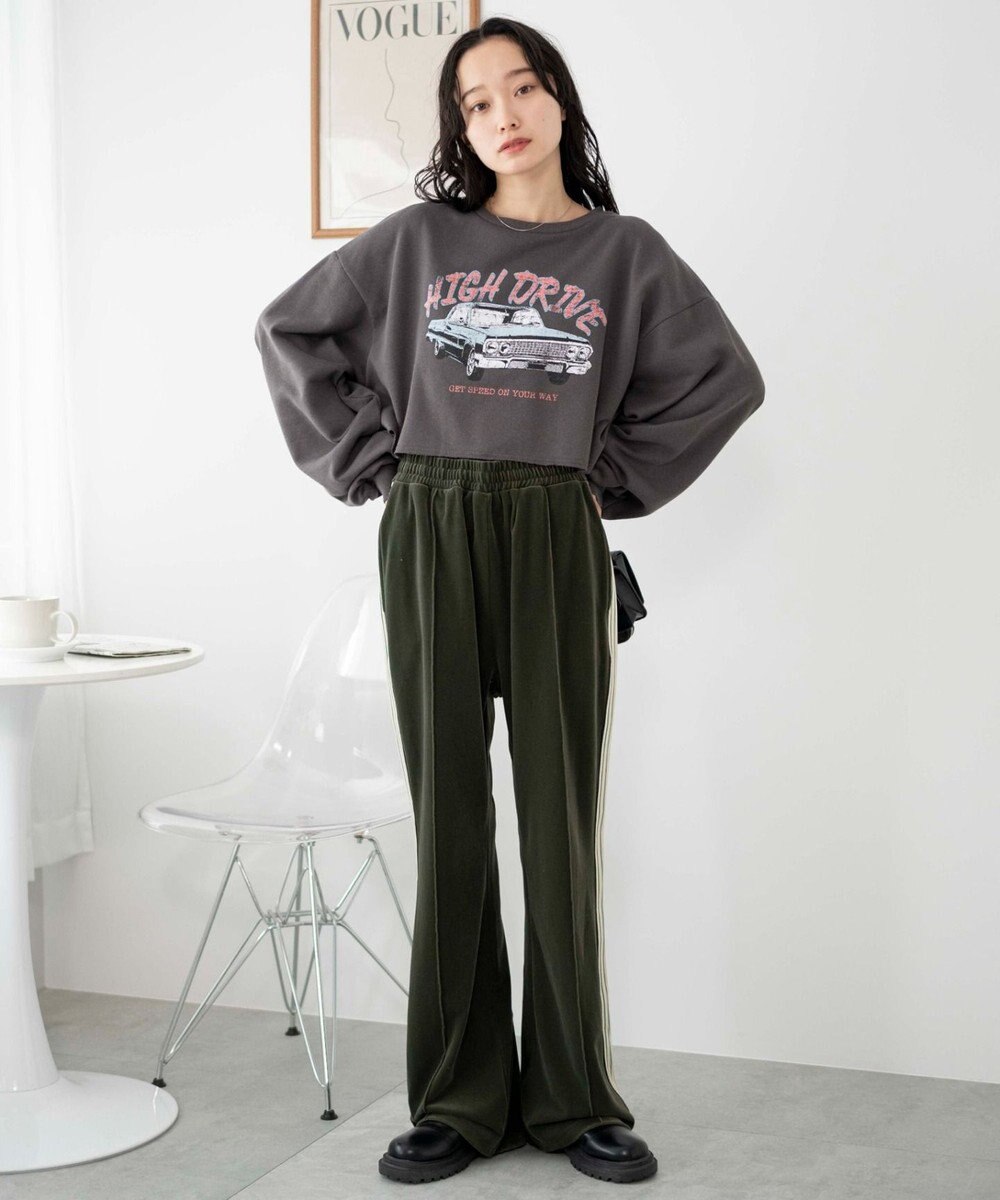 WEGO ヴィンテージライクショートスウェット 