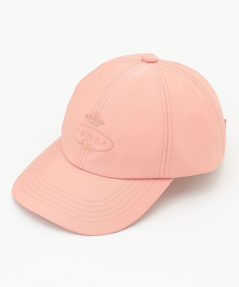 TOCCA 【UV90%以上カット・吸水速乾・接触冷感・抗菌防臭・洗える・サイズ調整可・リボン取り外し可】LOGO RIBBON CAP キャップ 