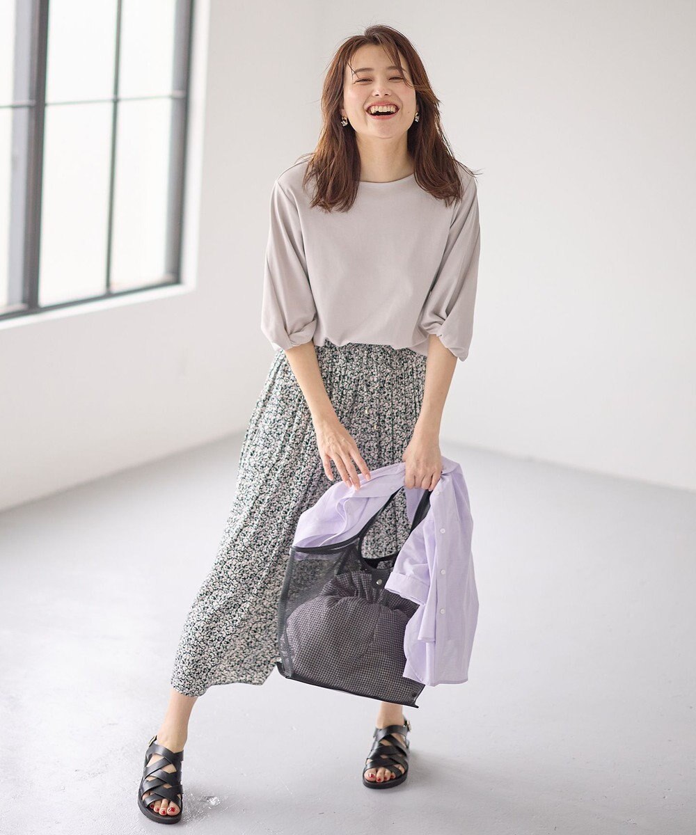 ANY 【WEB限定】シルケットスムース ツイストリーブプルオーバー 