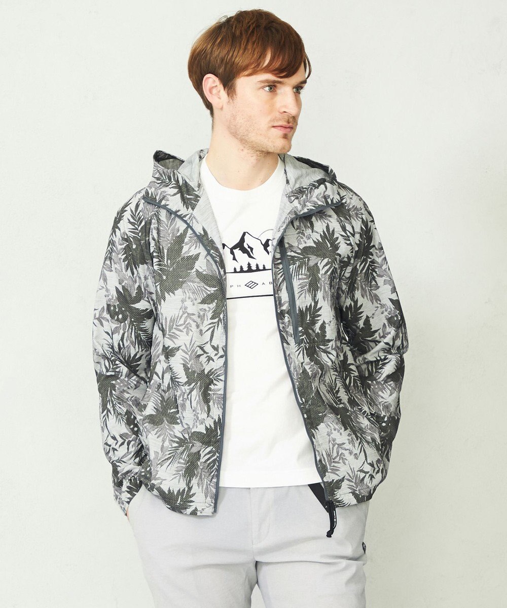 JOSEPH ABBOUD MOUNTAIN 【UNISEX】ECO撥水 ポケッタブル 3Dエンボスプリント 