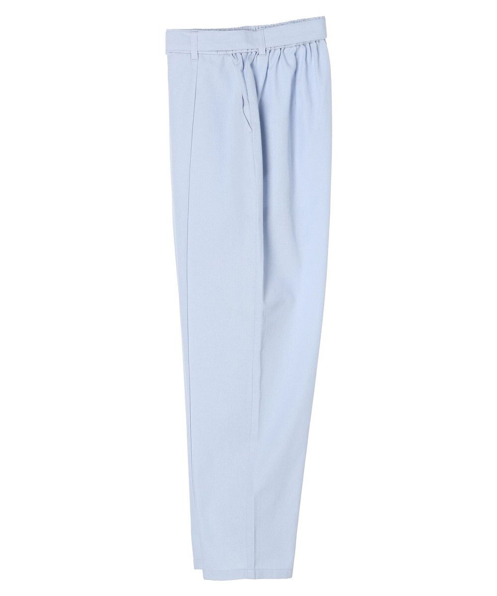 Green Parks 綿麻混バックルベルト付テーパードパンツ 