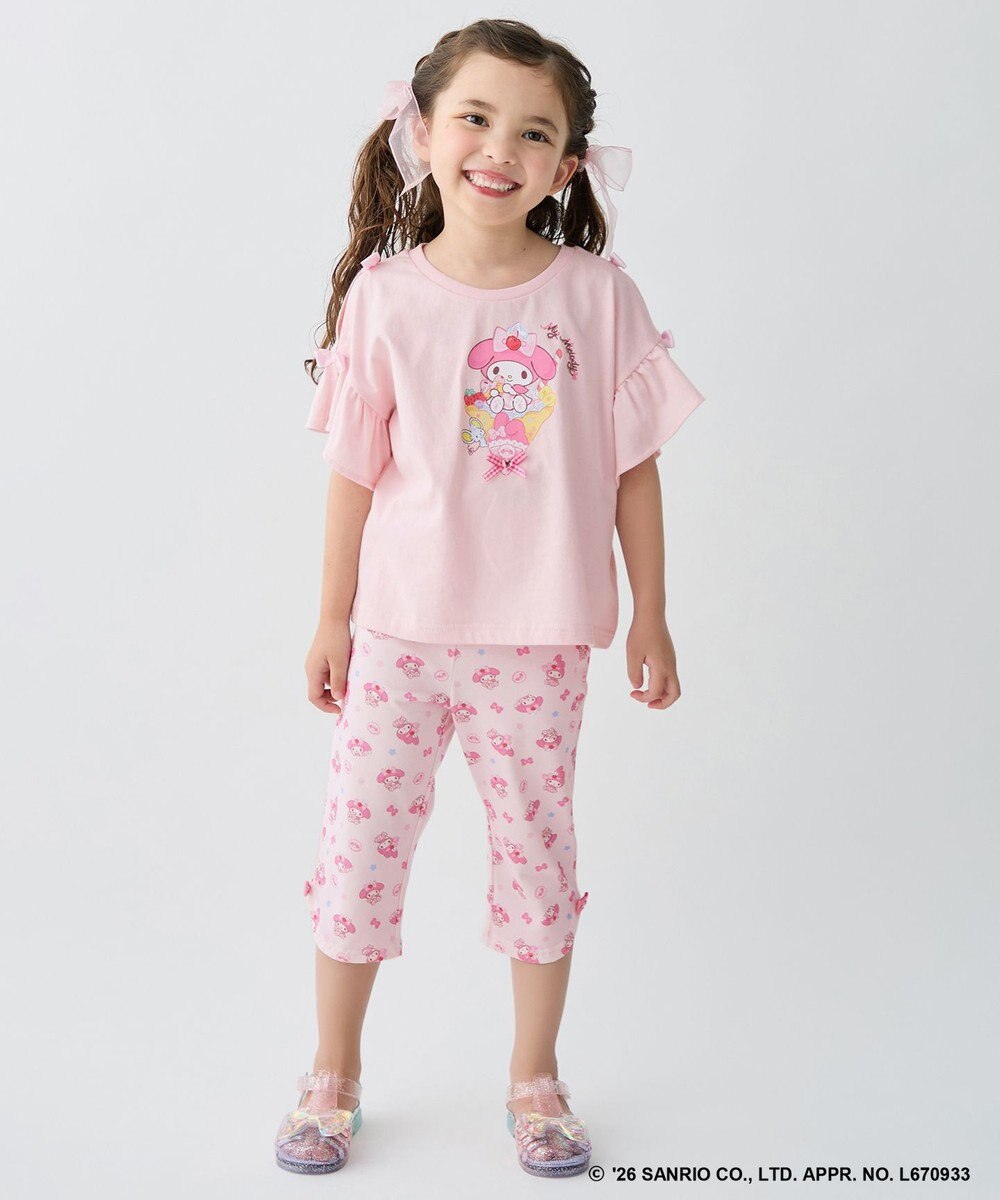 ANY KIDS 【サンリオキャラクターズ×ANY KIDS】ひんやり ファンシーフリル袖Tシャツ 