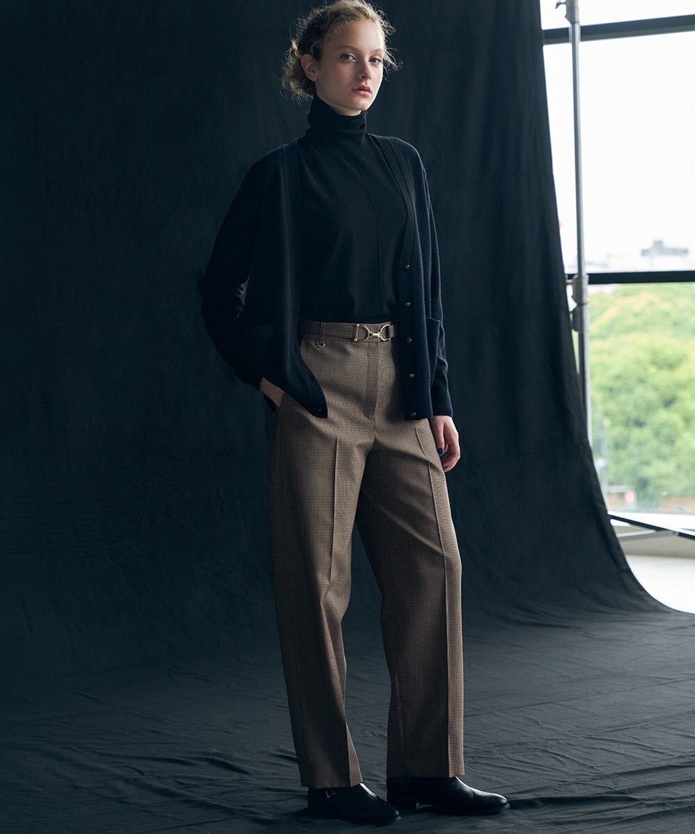 ICB 【30th ANNIVERSARY】ウールガンクラブチェック テーパードパンツ 