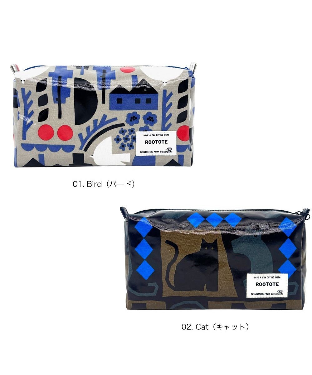 ROOTOTE 3614【ラミネート加工】EU.ウイズルー.ポーチ.ラミネート-U 