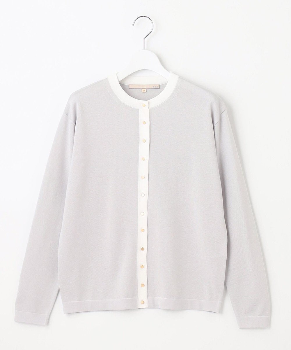 自由区 【XSサイズ～/洗える/セット可】シャインハイゲージ カーディガン 