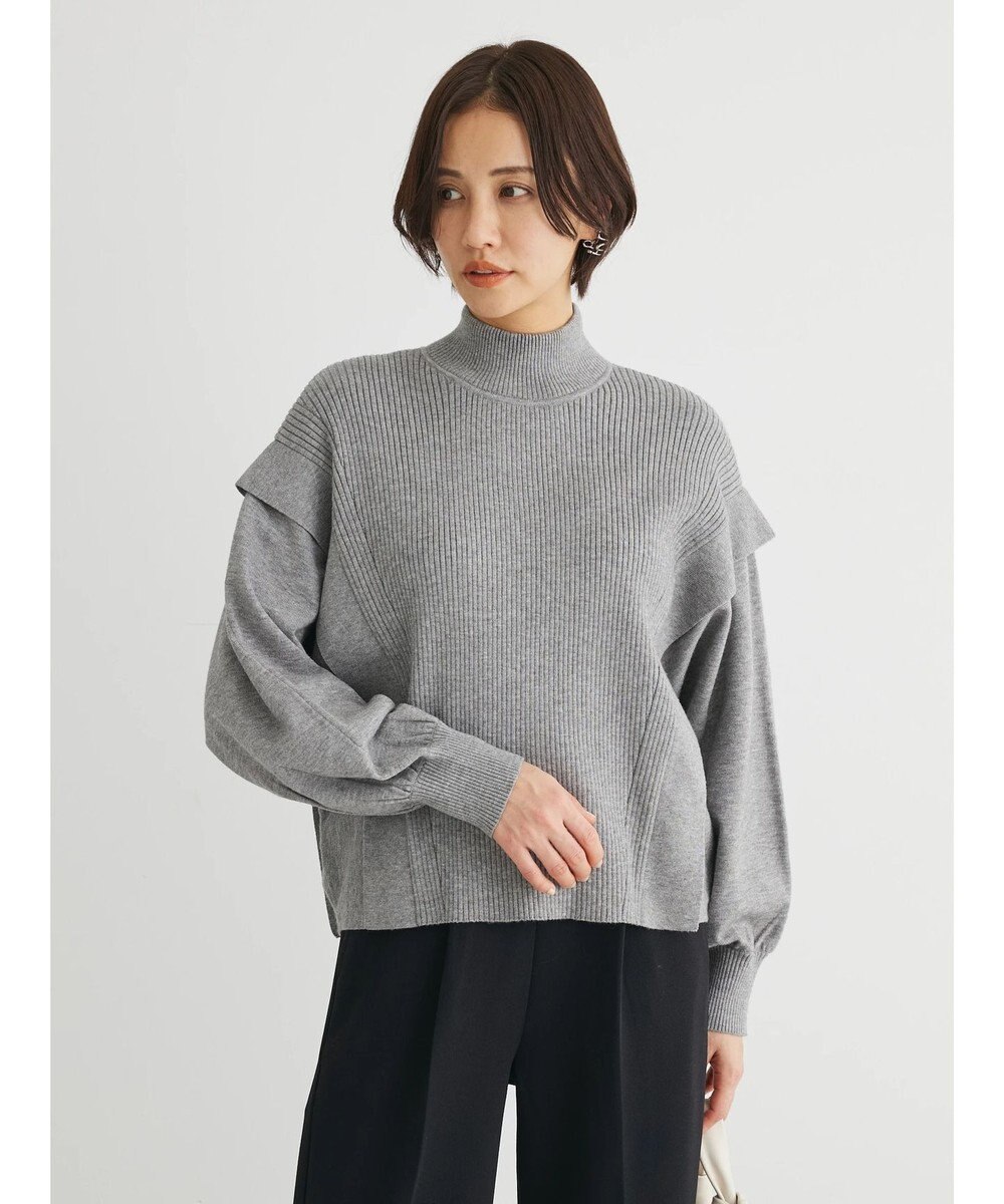 Green Parks ・ＥＬＥＮＣＡＲＥ　ＤＵＥ　ハイネックドルマンニット 