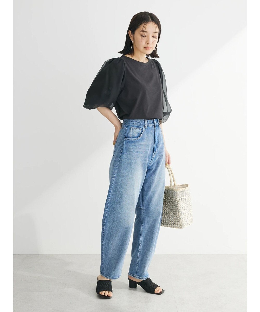 Green Parks オーガンジードッキングプルオーバー 