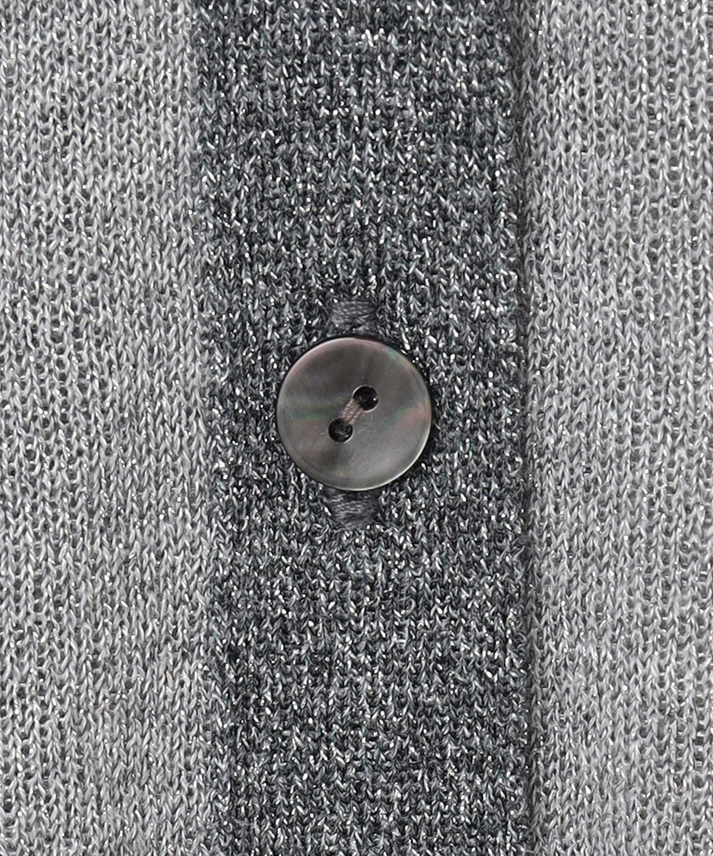 自由区 L 【アンサンブル対応・洗える】ラメシアー カーディガン 