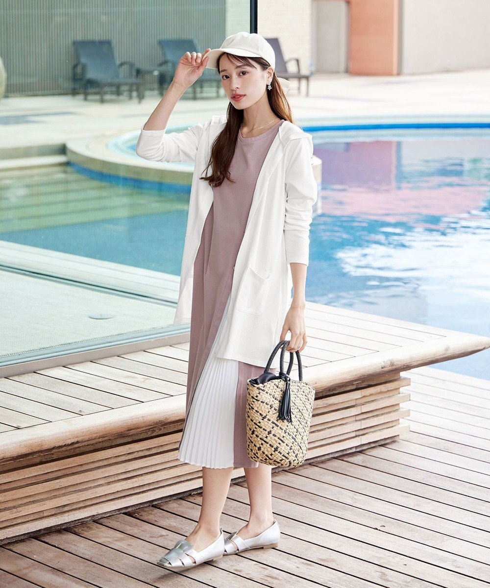 Tiaclasse シーグラスチェックバッグ 