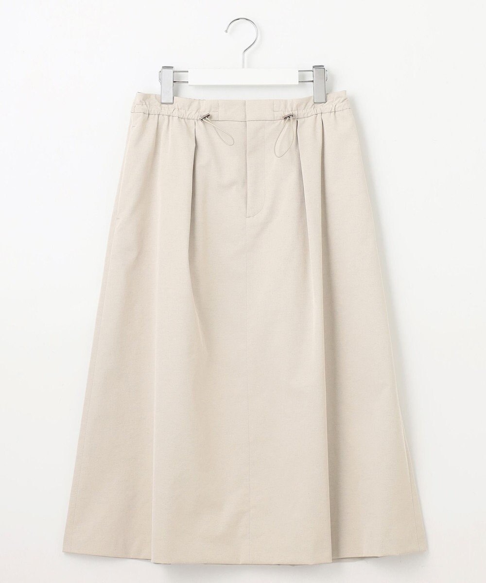 J.PRESS LADIES L 【洗える・吸水速乾・接触冷感】リネンツイル スカート 