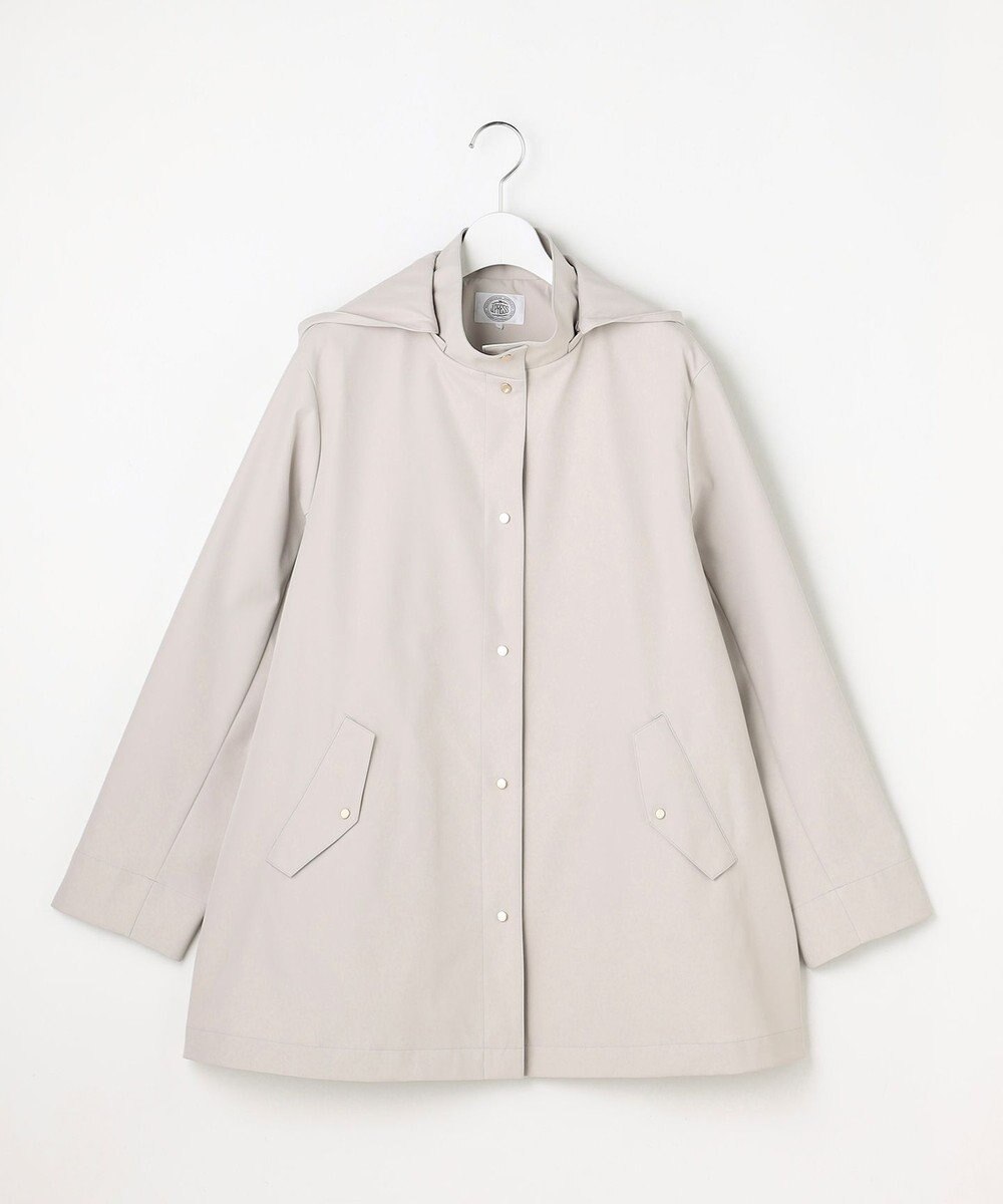 J.PRESS LADIES L 【2way】ドライツイルストレッチ フーデット アウター 