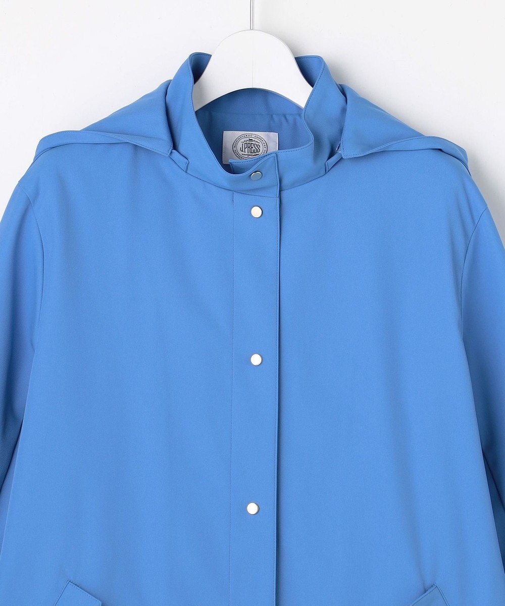 J.PRESS LADIES L 【2way】ドライツイルストレッチ フーデット アウター 