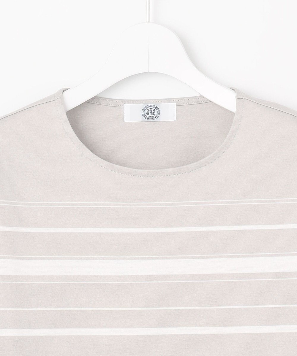 J.PRESS LADIES 【洗える】ポンチボーダー カットソー 