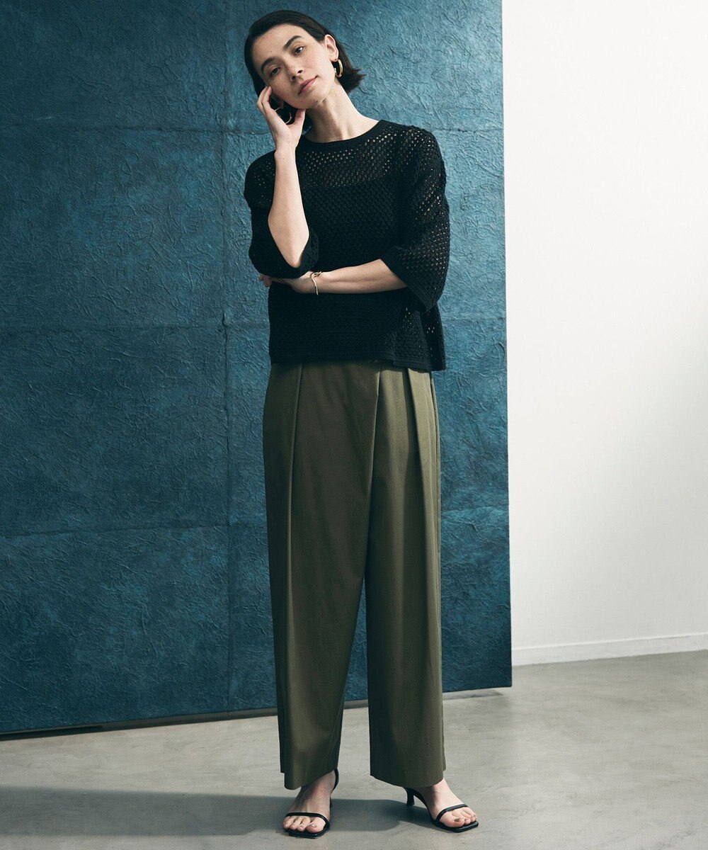 UNFILO L アシンメトリー ラップパンツ 